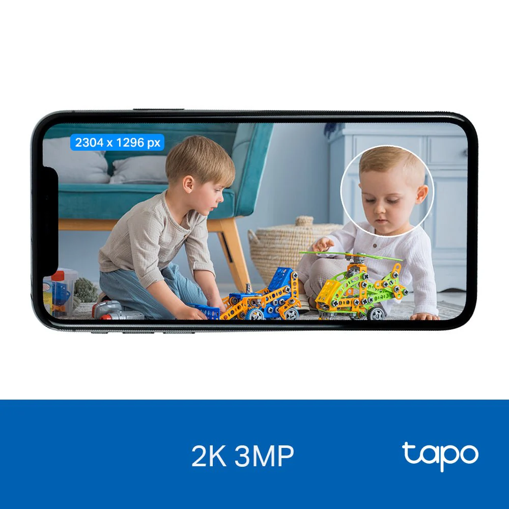 2K 3MP  Indoor Kamera | Tapo C110 - Image 3