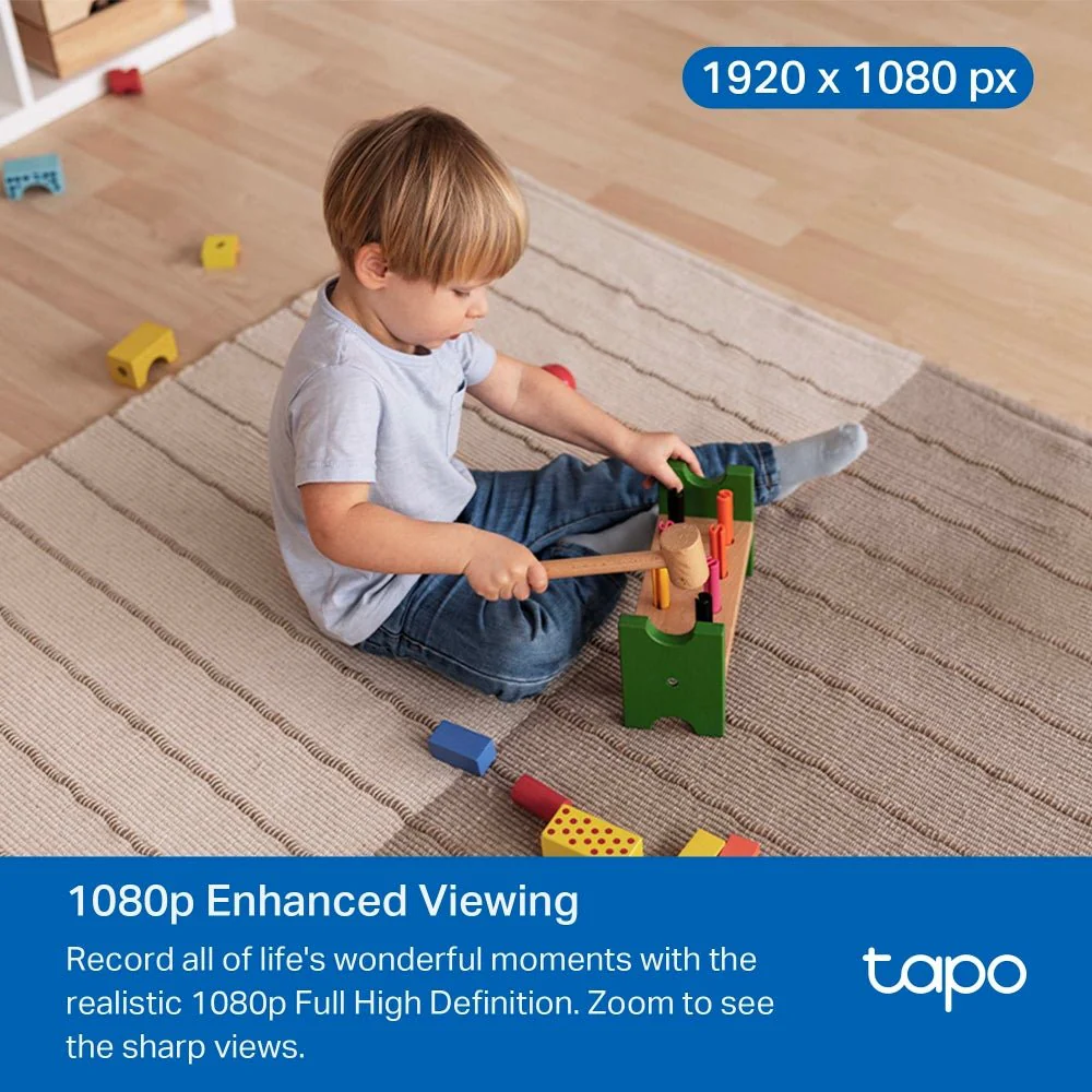 1080P 360° Indoor Kamera Schwarz| Tapo C201 - Image 4
