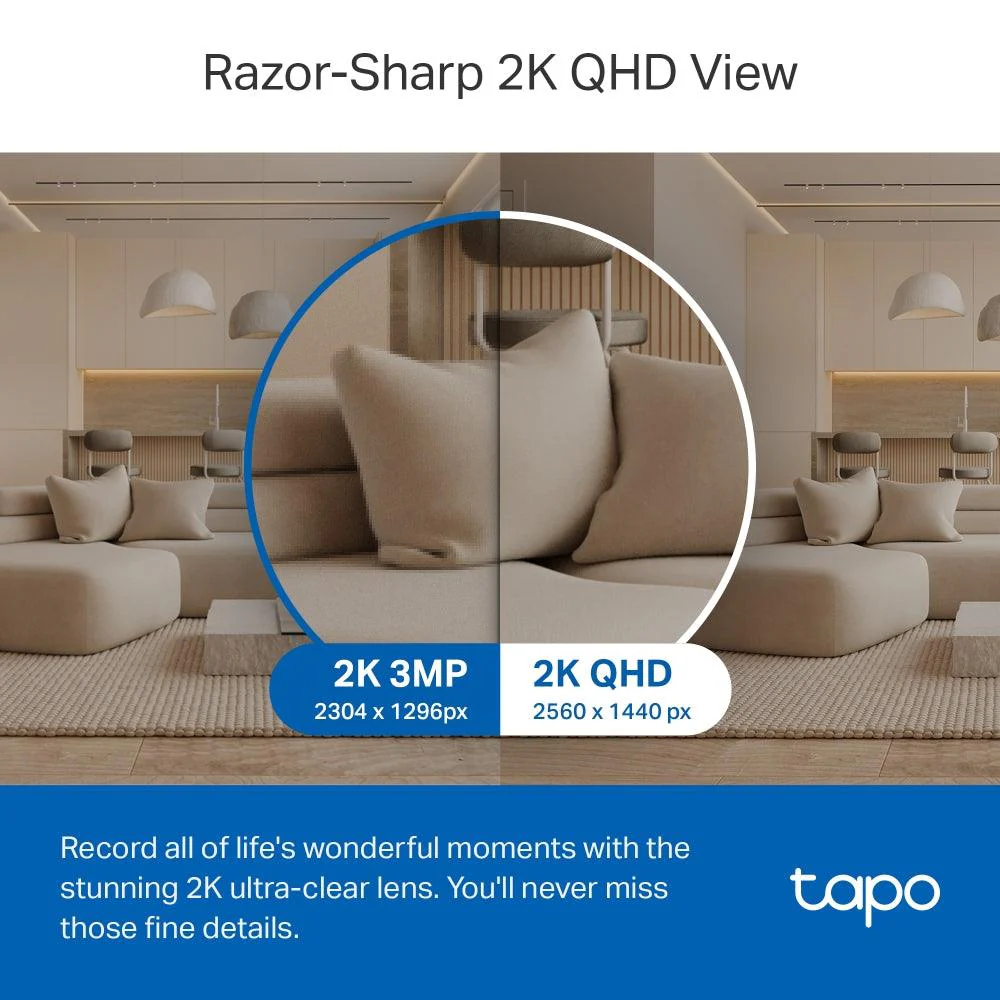 2K 4MP 360° Indoor Kamera | Tapo C220 - Image 3