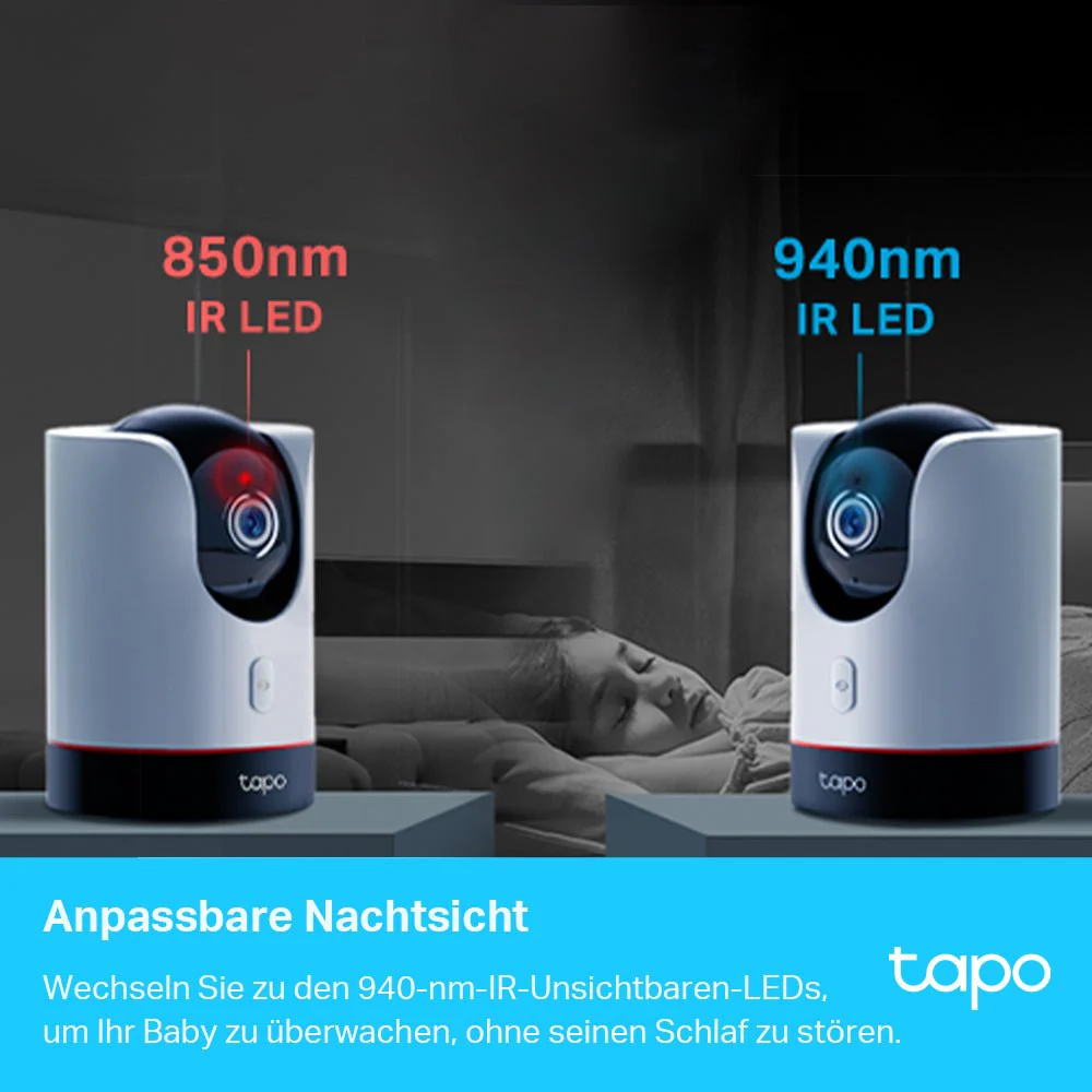 2K 4MP 360° Indoor Kamera mit Privatsphären-Schutz | Tapo C225 - Image 5
