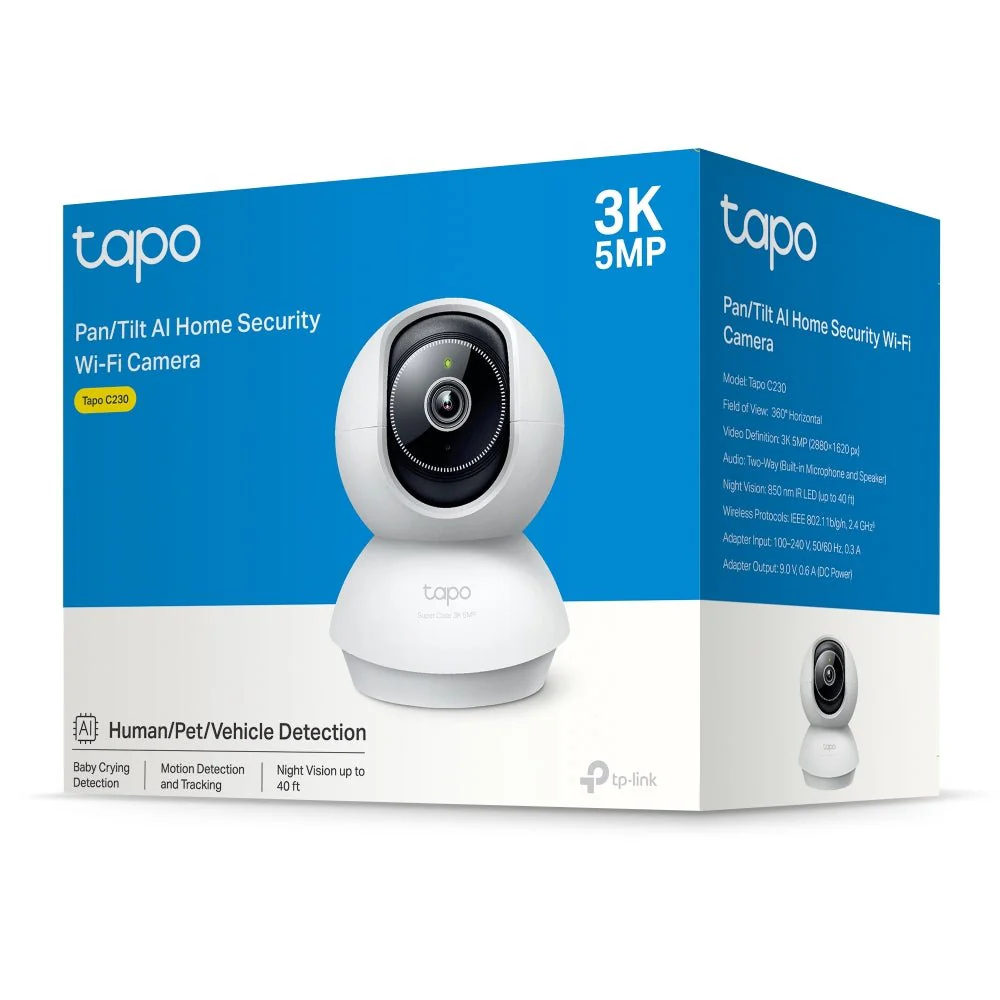 3K 5MP 360° Indoor Kamera | Tapo C230 - Image 10