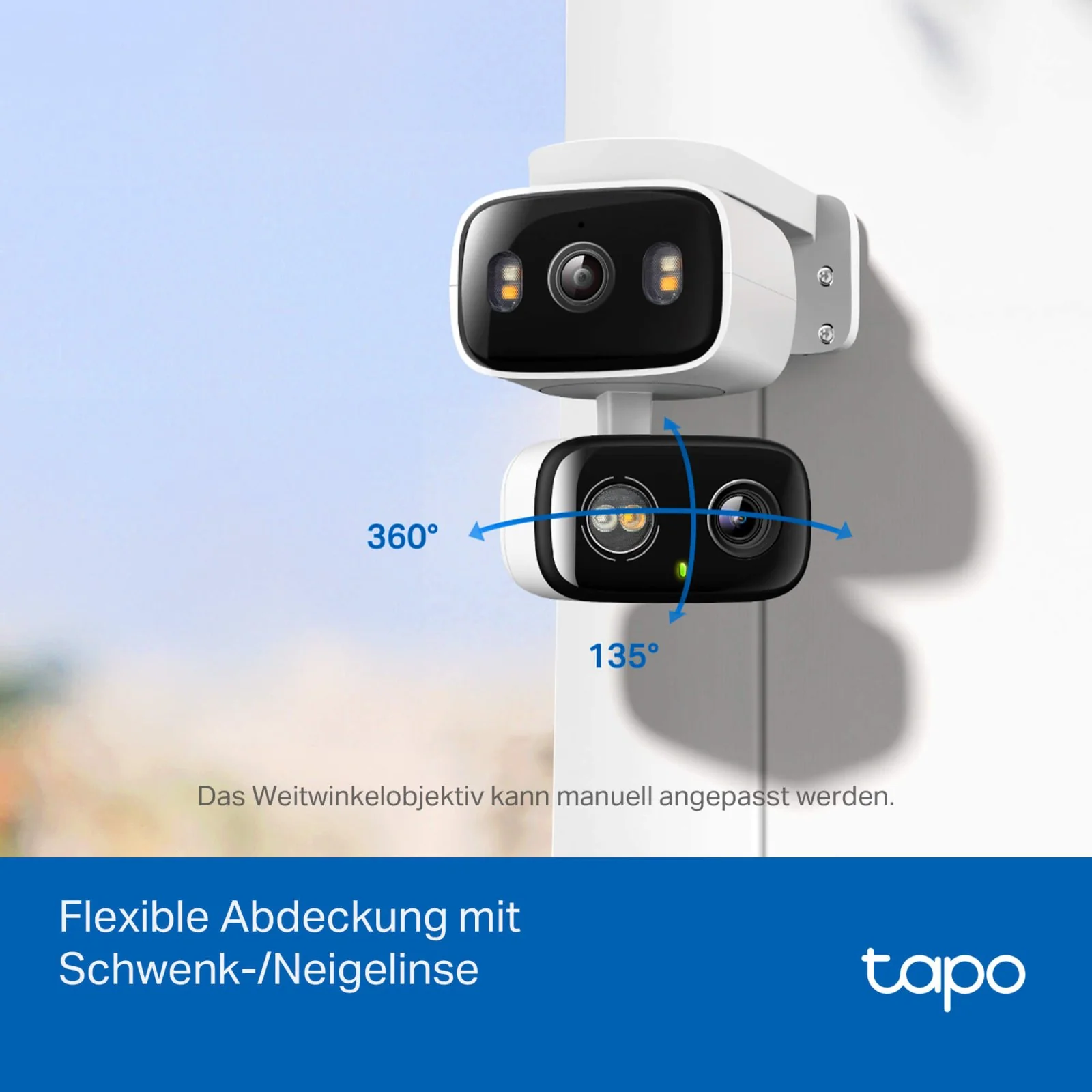 2K+2K Dual-Objektiv 360° Outdoor Kamera | Tapo C246D - Image 12