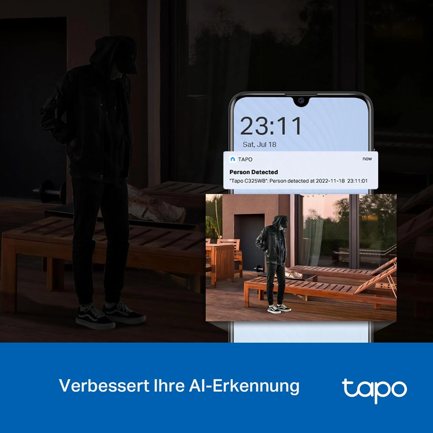 2K 4MP Colorpro Outdoor Kamera | Tapo C325WB - Image 6