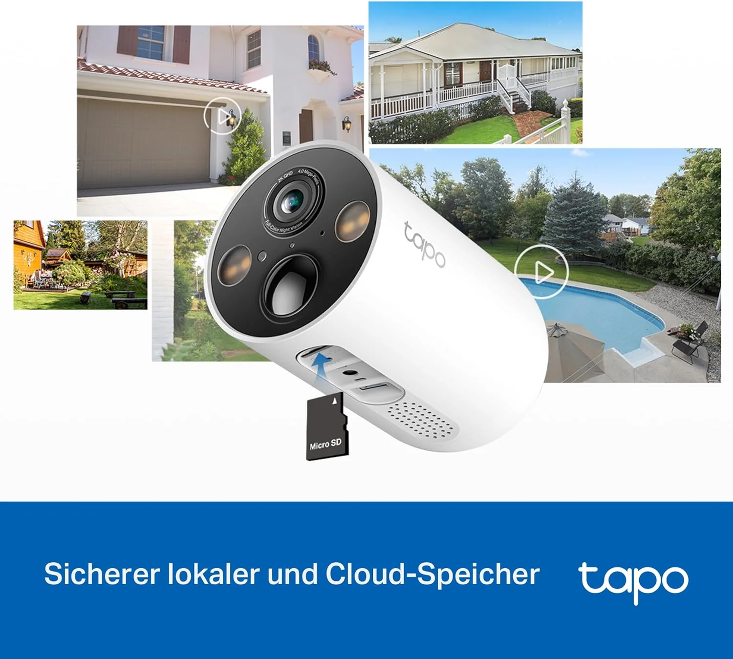 2K 4MP 10000mAh Solarbetriebene Akku Kamera | Tapo C425 KIT - Image 6