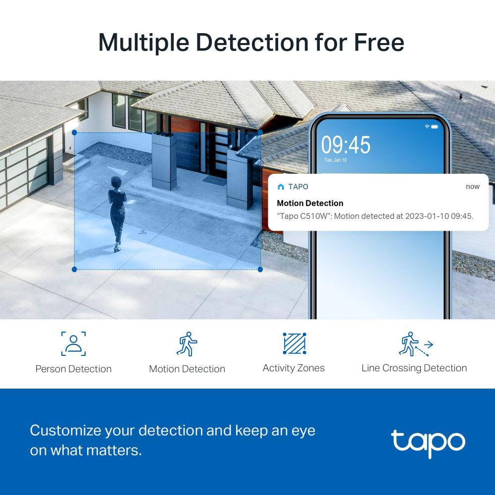 2K 3MP 360° Outdoor Kamera | Tapo C510W - Image 5