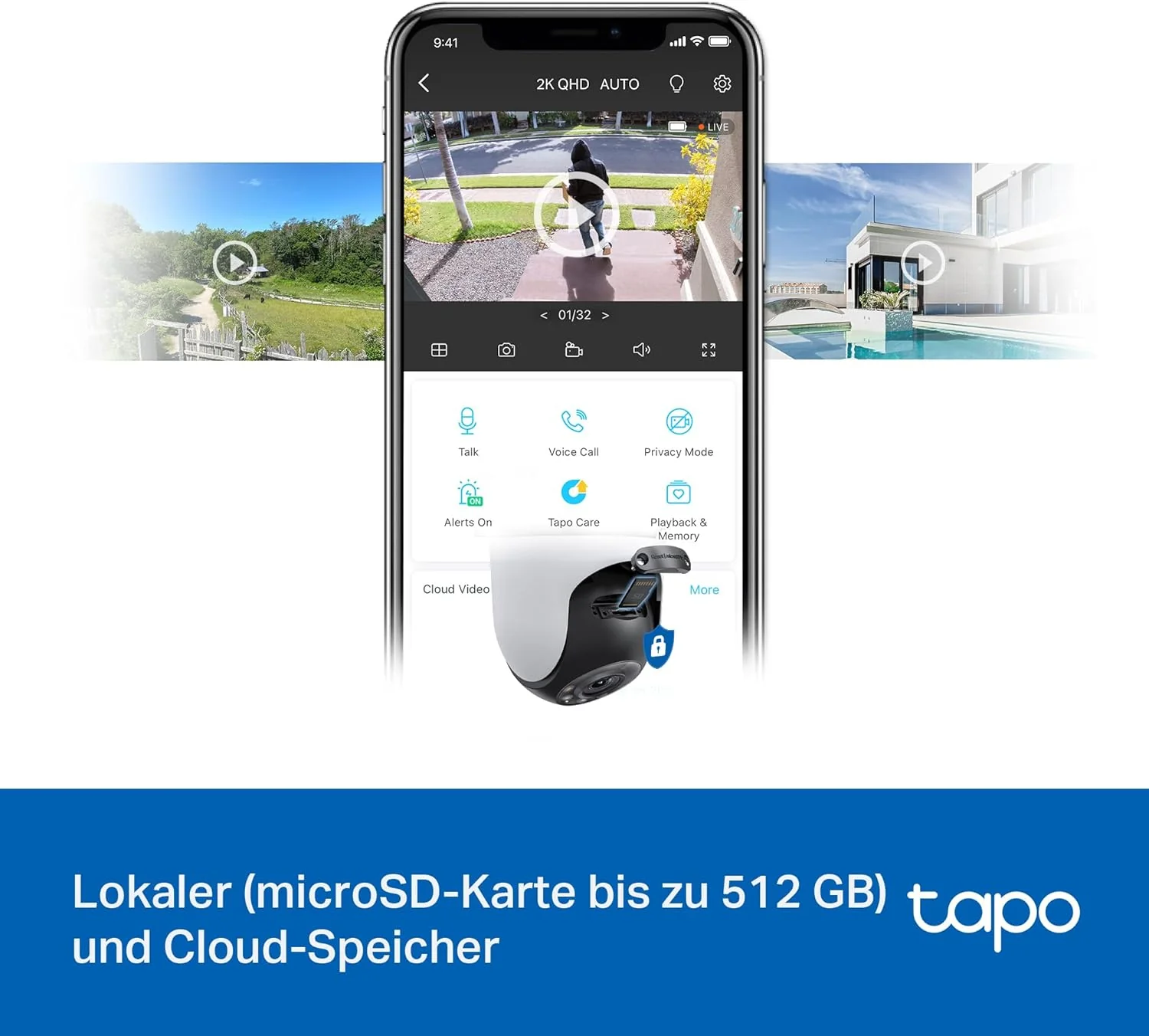 2K 4MP 360° Outdoor Kamera | Tapo C520WS - Image 8