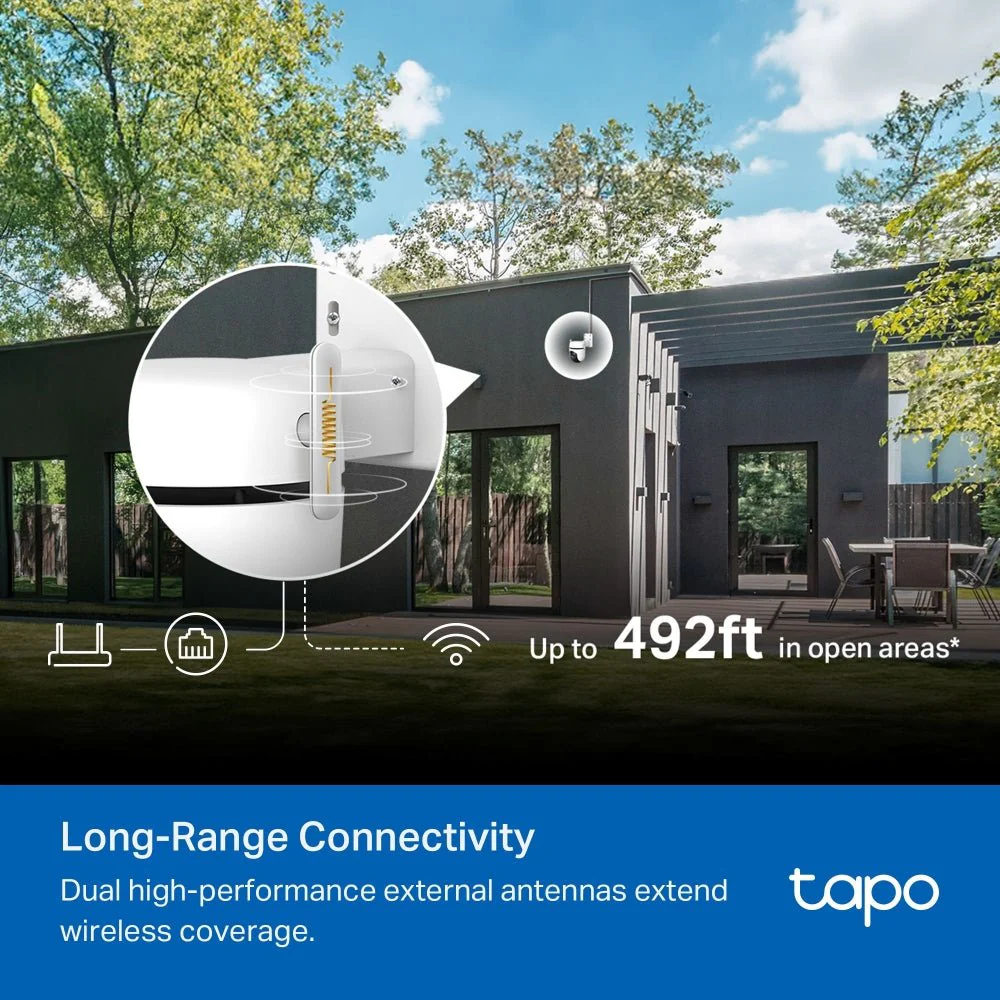 3K 5MP 360° Outdoor Kamera | Tapo C530WS(2er-Pack) - Image 6