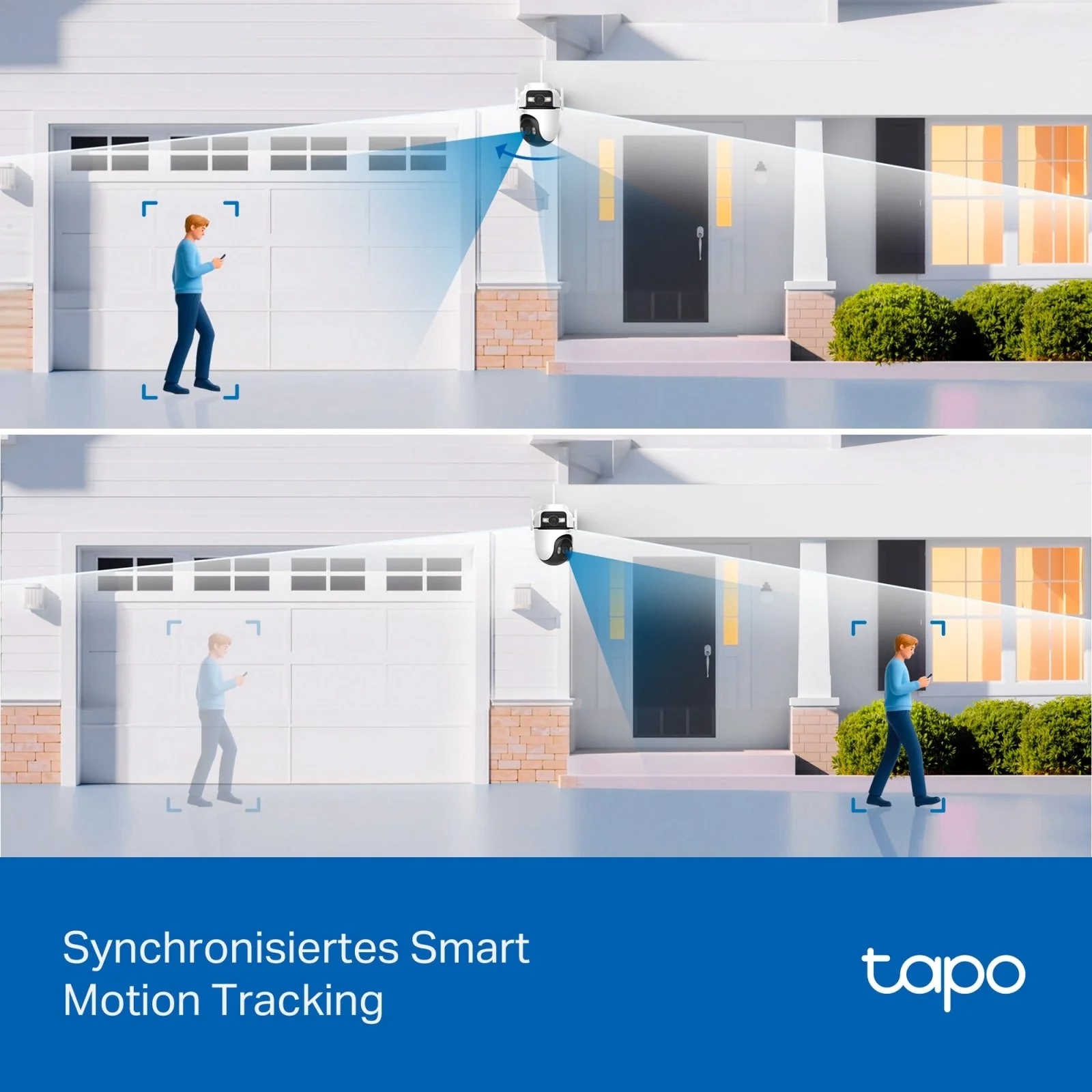 2K+2K Dual-Objektiv 360° Outdoor Kamera mit IP66-Wetterbeständigkeit | Tapo C545D - Image 5
