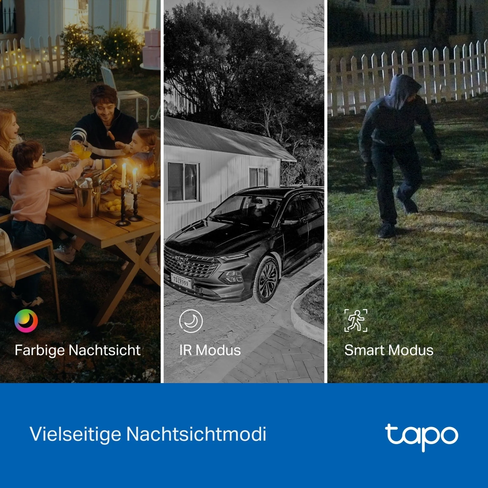 2K+2K Dual-Objektiv 360° Outdoor Kamera mit IP66-Wetterbeständigkeit | Tapo C545D - Image 9