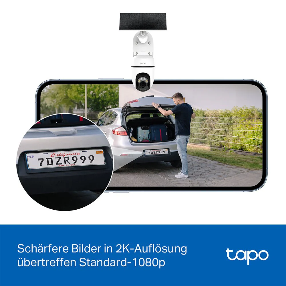 2K 3MP 360° Solarbetriebene Kamera | Tapo C610 KIT - Image 5