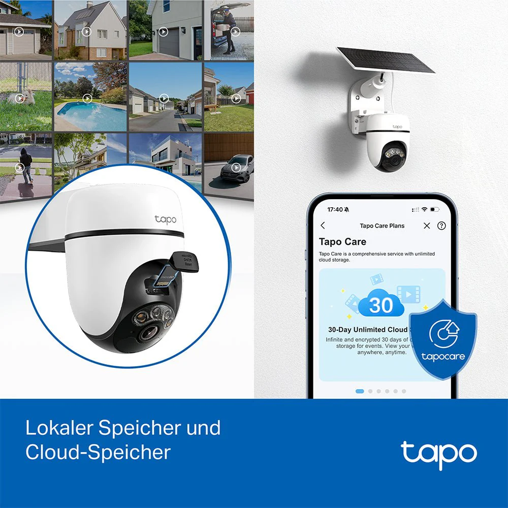 2K 3MP 360° Solarbetriebene Kamera | Tapo C610 KIT - Image 9