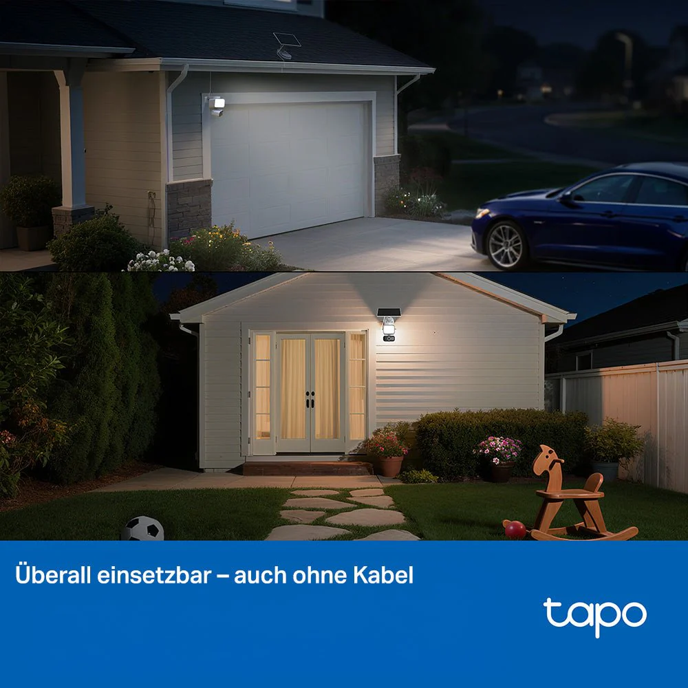 2K 3MP 360° 800-Lumen Solarbetriebene Flutlicht Kamera | Tapo C615F KIT - Image 6