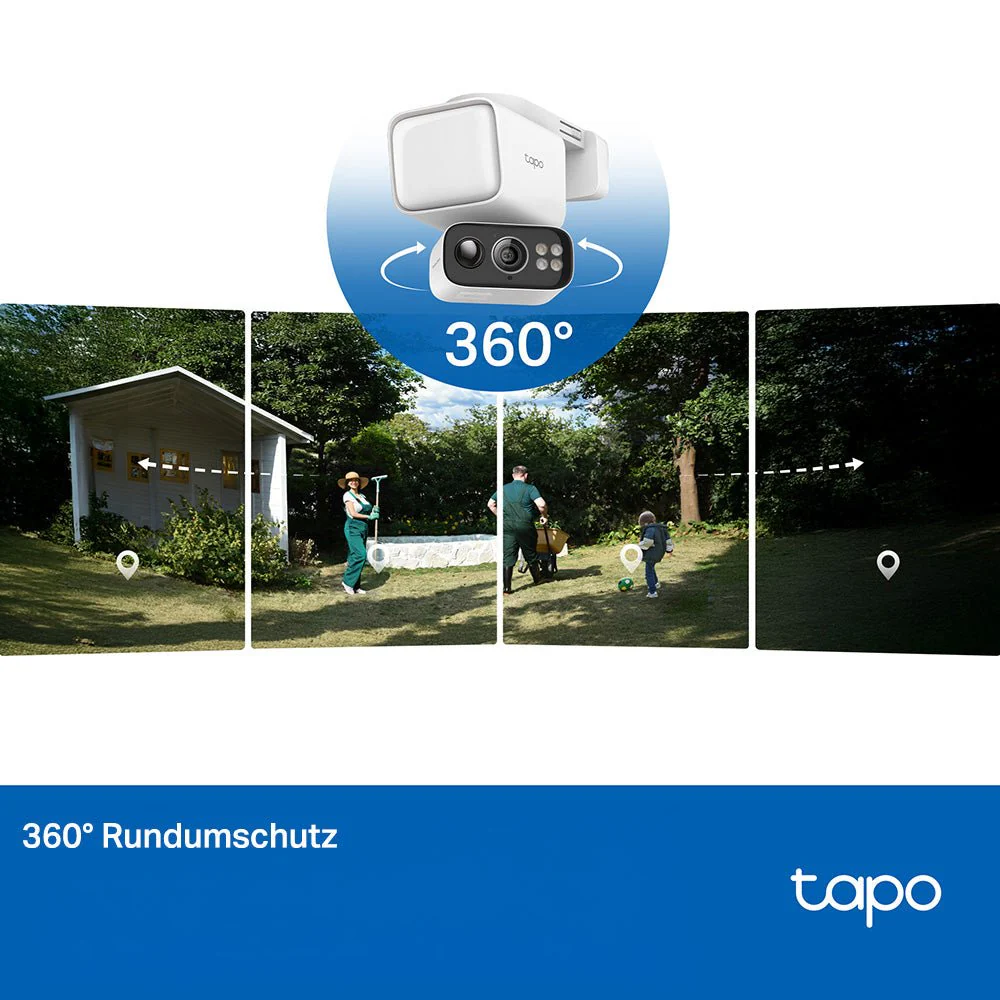 2K 3MP 360° 800-Lumen Solarbetriebene Flutlicht Kamera | Tapo C615F KIT - Image 9