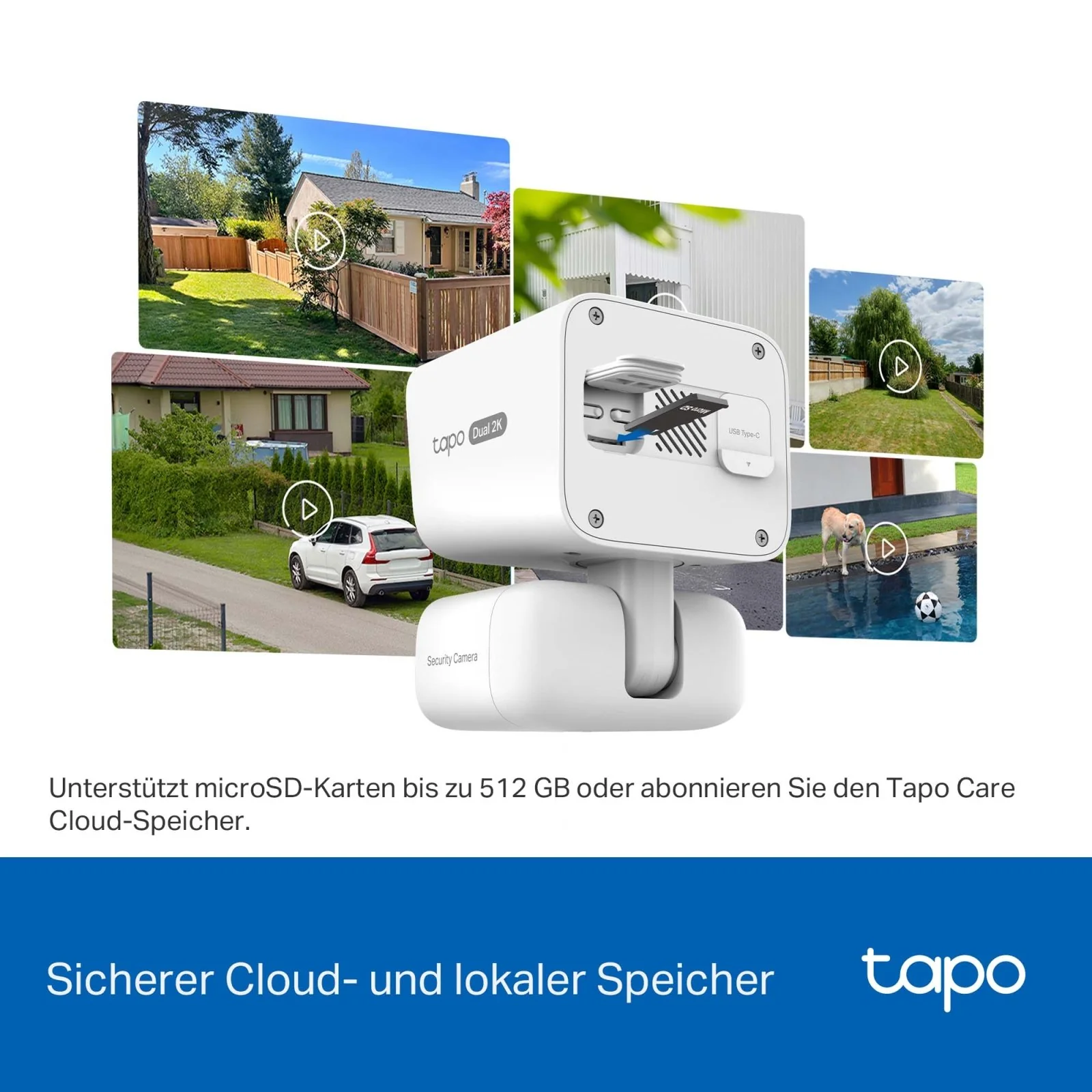 2K+2K Dual-Objektiv 360° Solarbetriebene Kamera | Tapo C645D KIT - Image 12