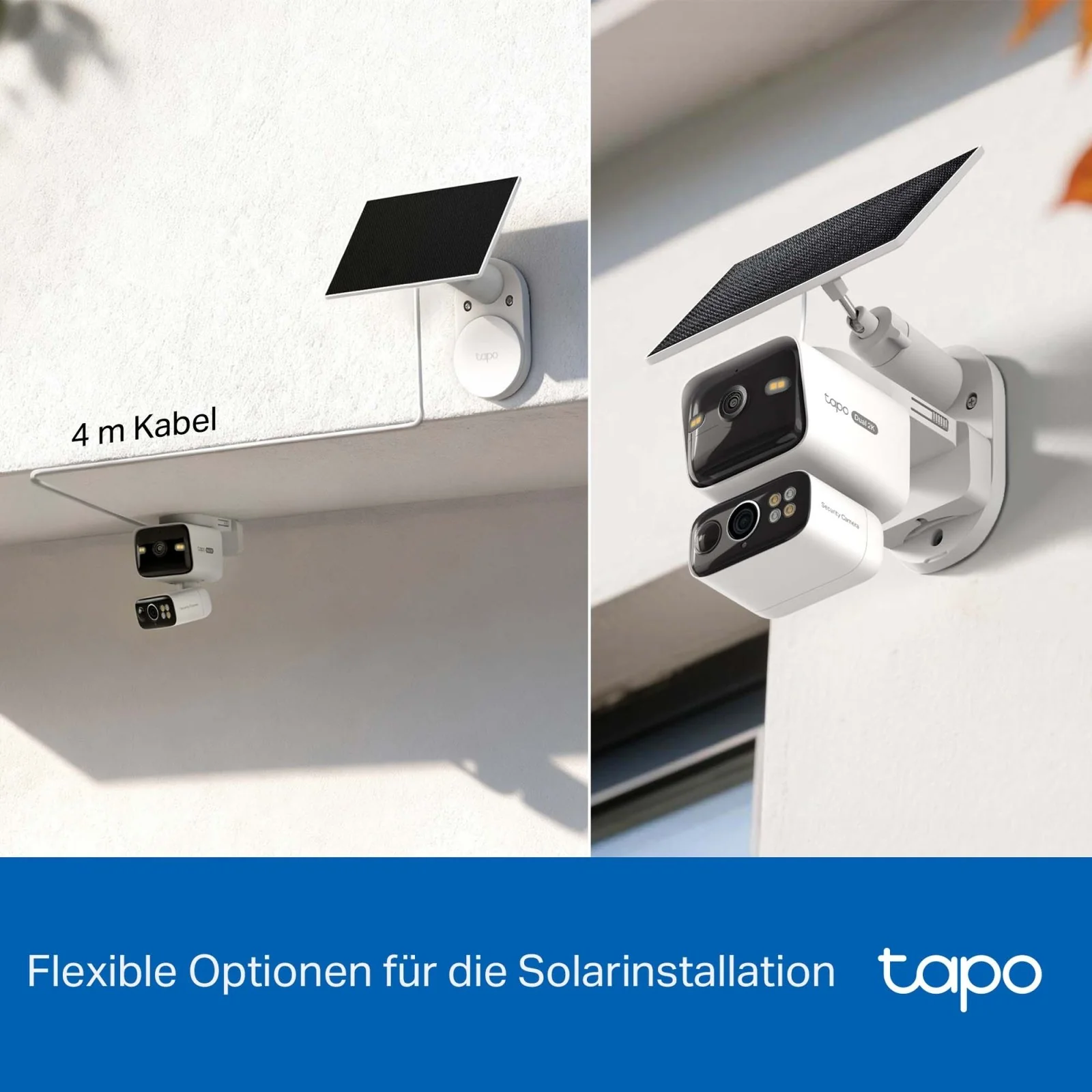 2K+2K Dual-Objektiv 360° Solarbetriebene Kamera | Tapo C645D KIT - Image 5