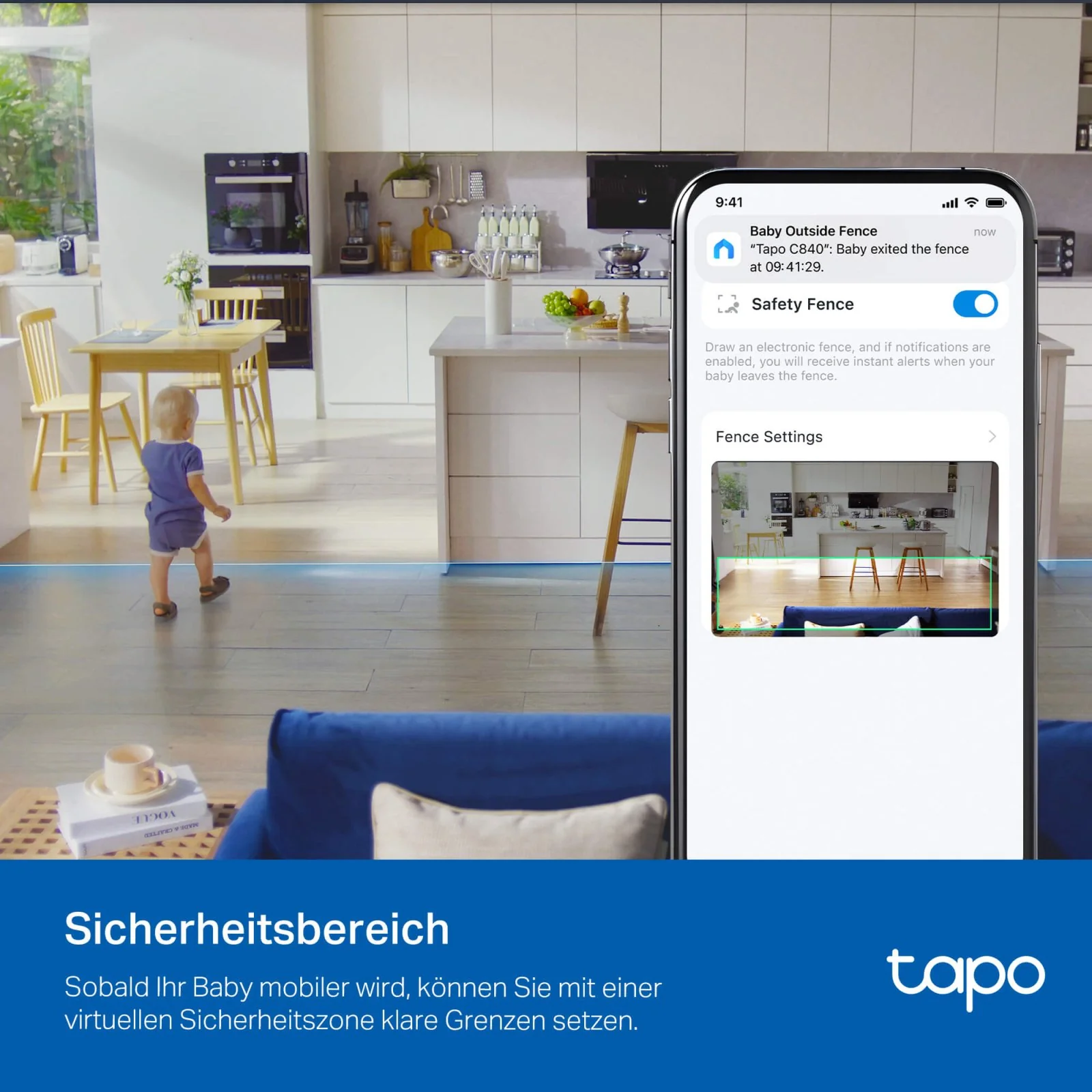 2K 4MP Dual-Objektiv 360° Baby Kamera | Tapo C840 - Image 10