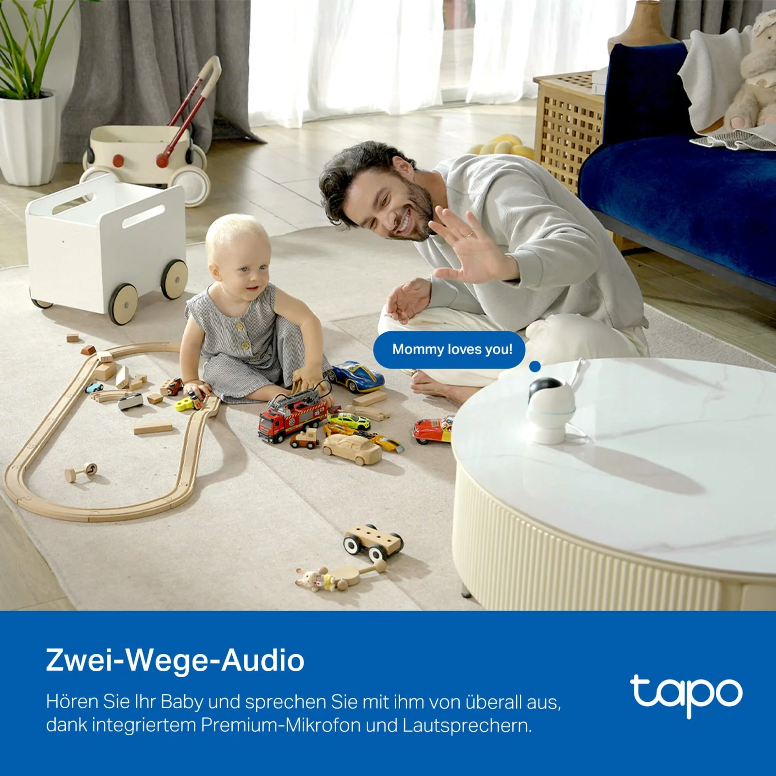 2K 4MP Dual-Objektiv 360° Baby Kamera | Tapo C840 - Image 11