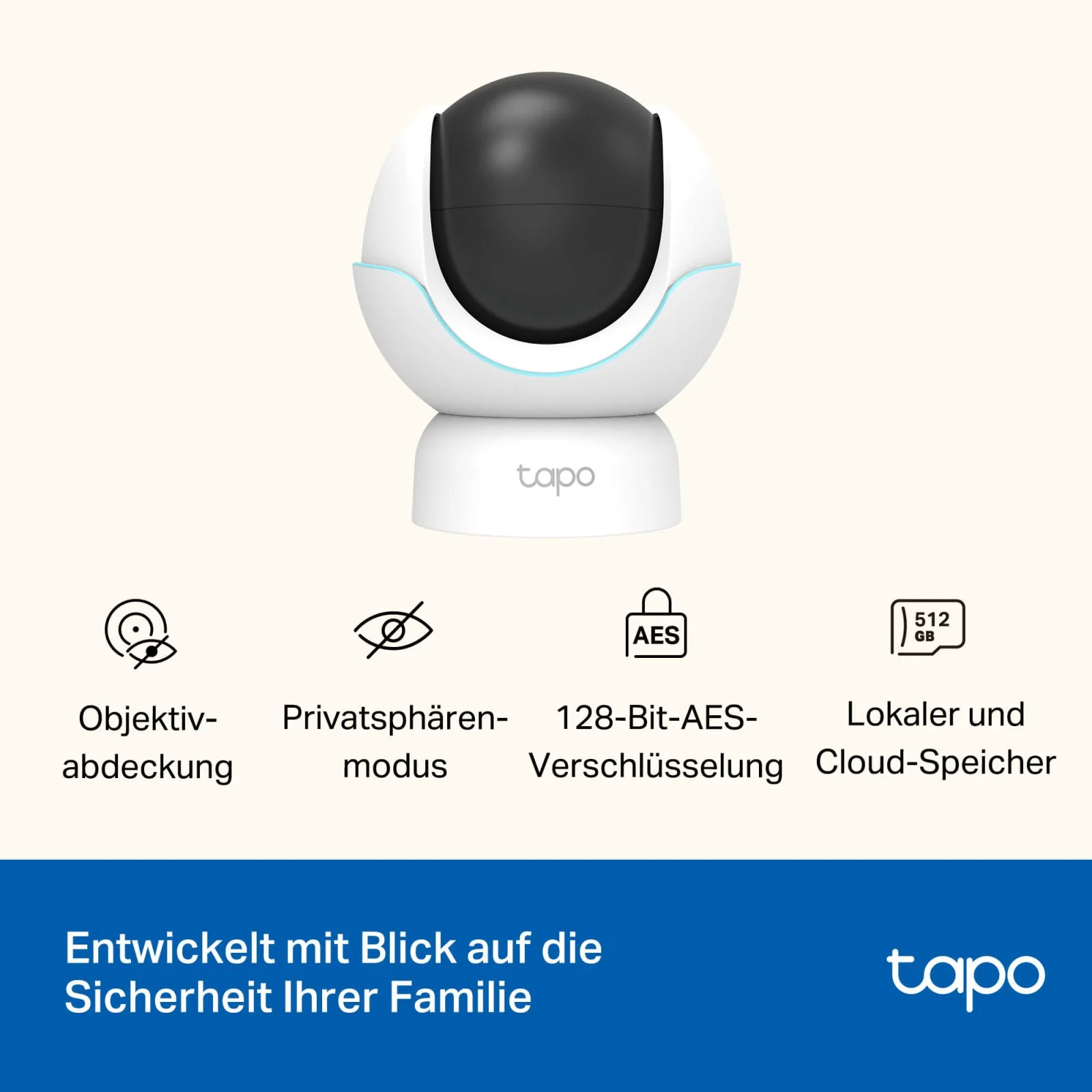 2K 4MP Dual-Objektiv 360° Baby Kamera | Tapo C840 - Image 12