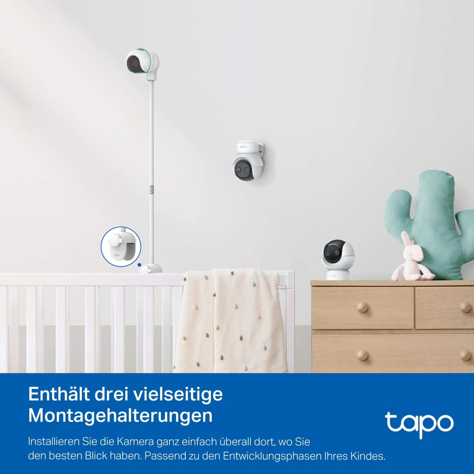 2K 4MP Dual-Objektiv 360° Baby Kamera | Tapo C840 - Image 13