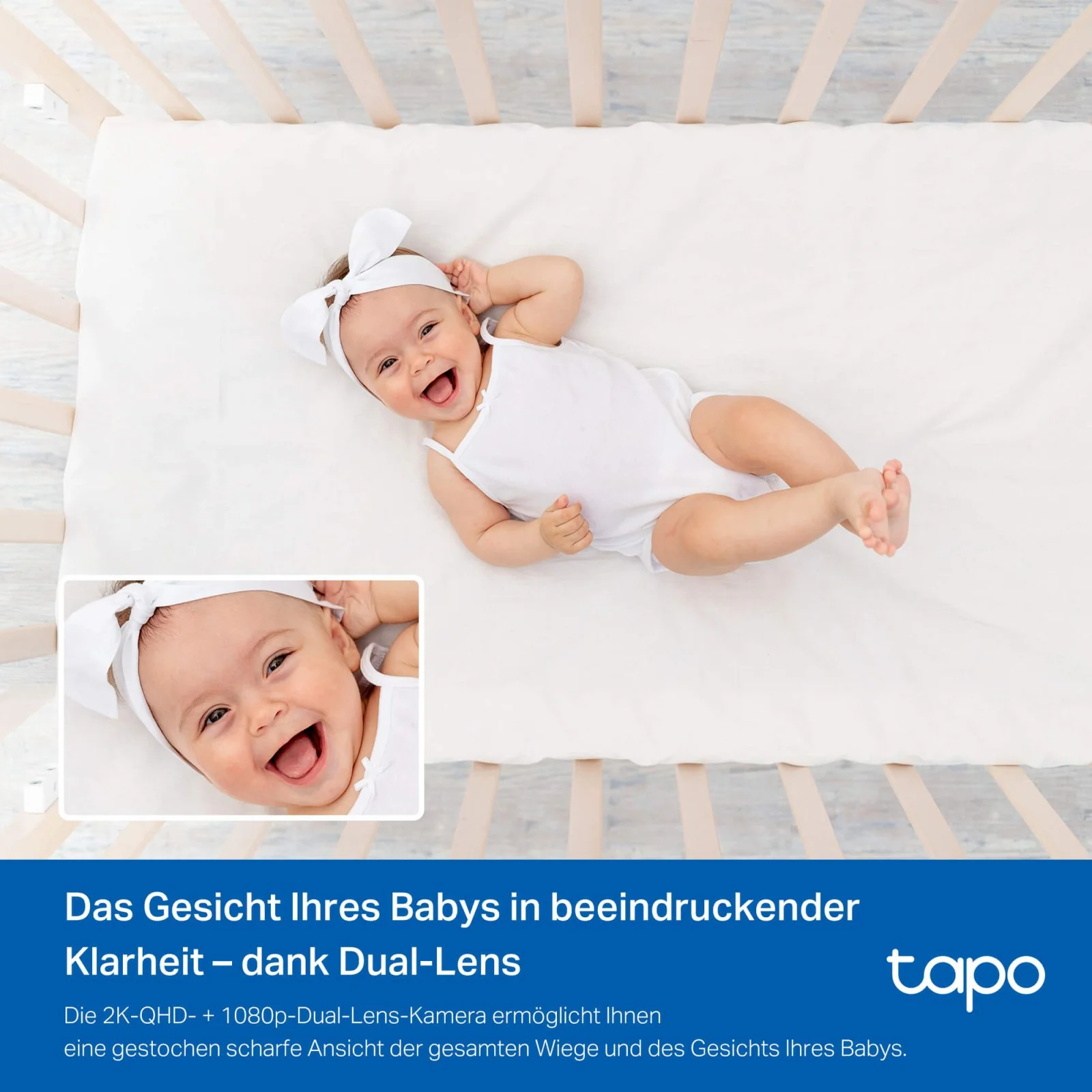 2K 4MP Dual-Objektiv 360° Baby Kamera | Tapo C840 - Image 4