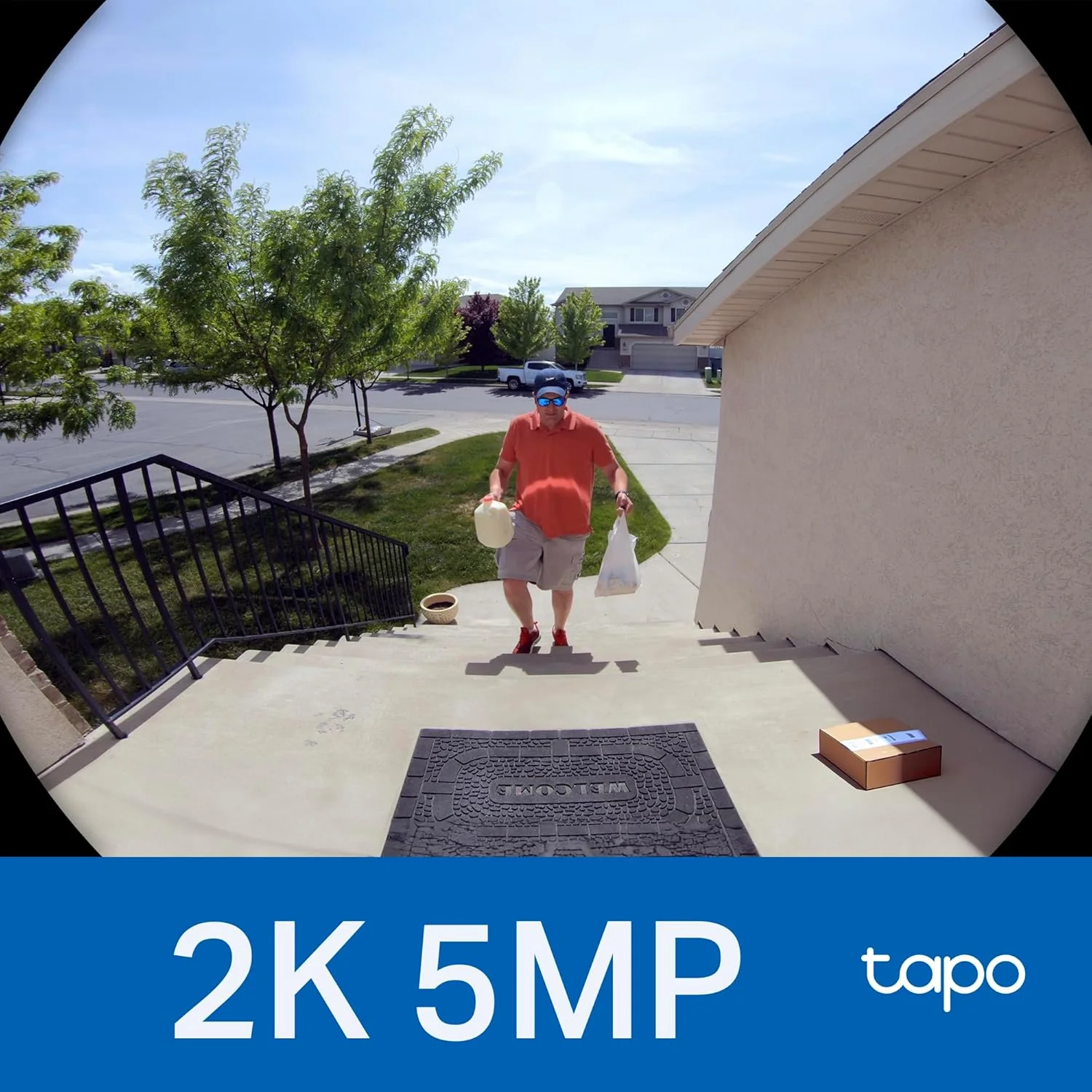 2K 180° Video Türklingel 10000mAh Akku (fest verbaut/verdrahtet) | Tapo D235 - Image 4