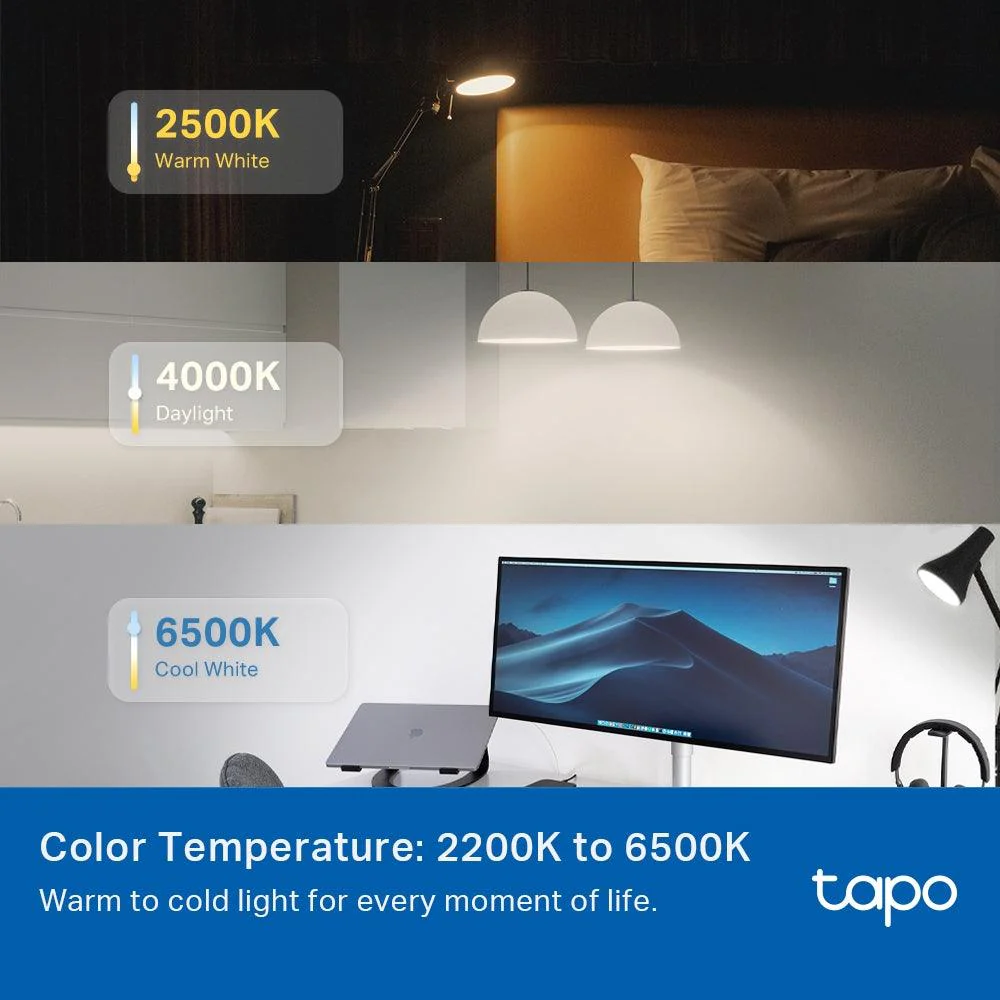 E27 & 1055 Lumen  Tapo L535E | WLAN Glühbirne  mehrfarbig & Matter zertifiziert - Image 6