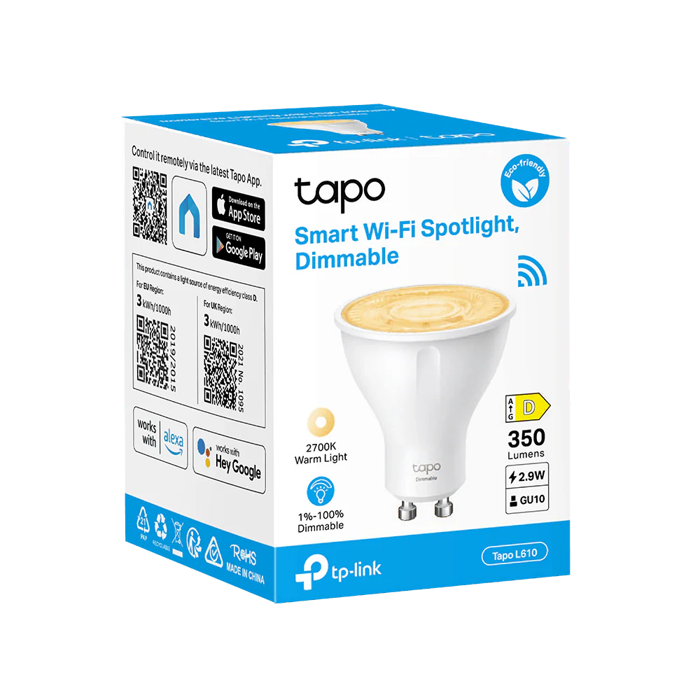GU10 & 350 Lumen Tapo L610 | WLAN Spotlight Warmes Licht - Image 7