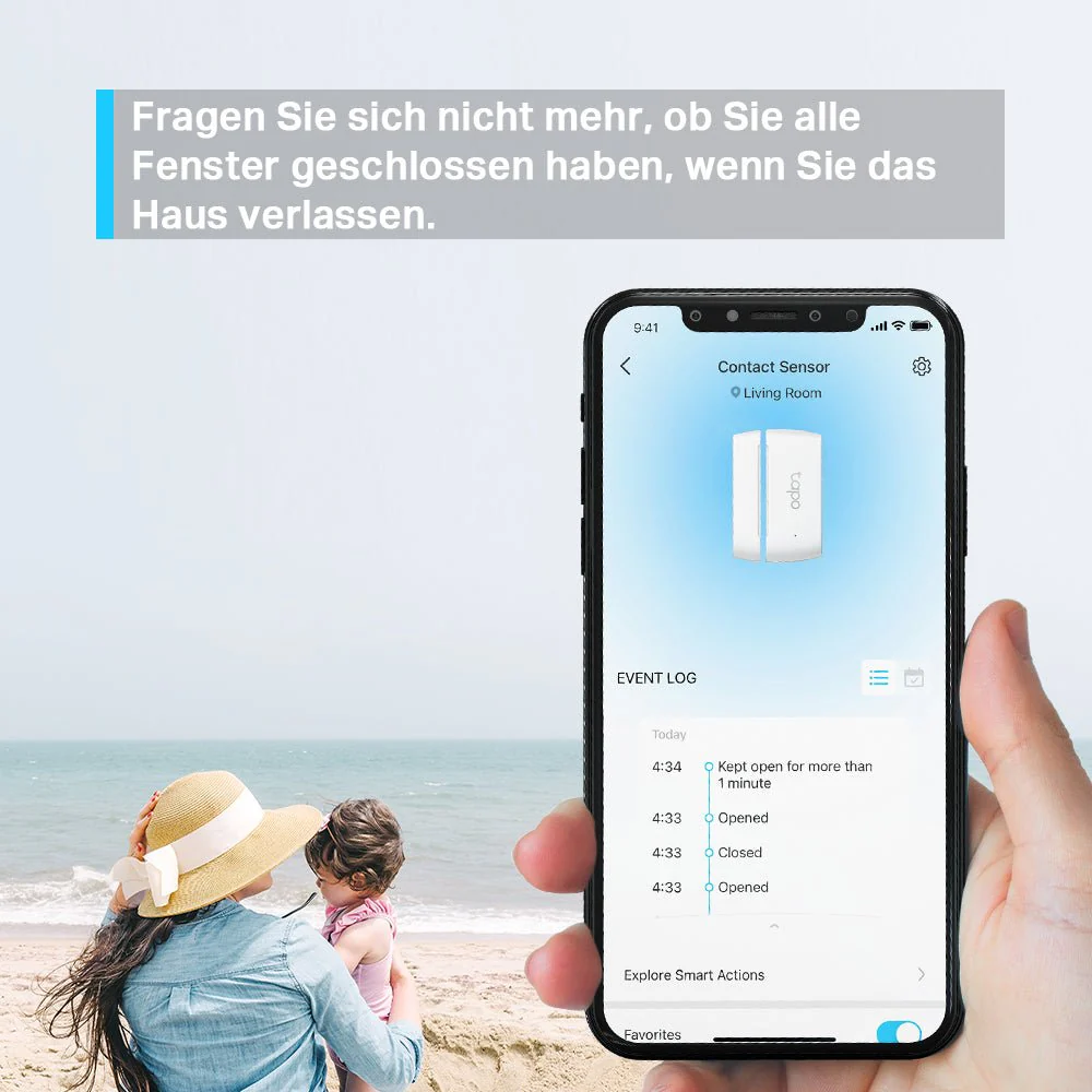 Tapo T110 | Smart Kontakt Sensor für Fenster-/Türsicherung - Image 3
